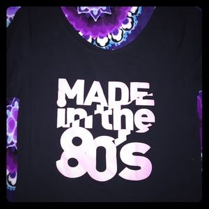 Hang off the shoulder T-shirt